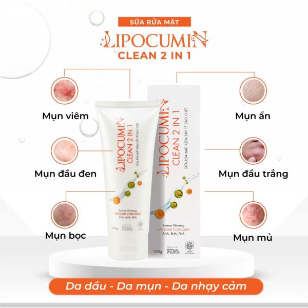 LIPOCUMIN CLEAN 2IN1 – Liposome Curcumin